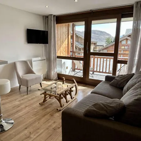 4p Avec Terrasse Sud - Proche Pistes & Commerces - Alpe D'huez - Fr-1-405-339 Apartment Huez